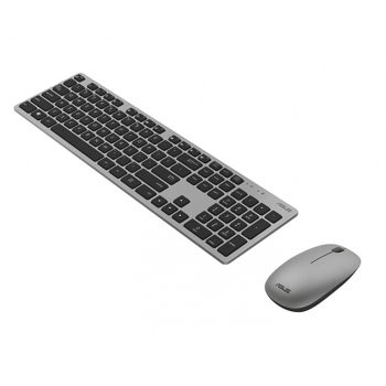 Клавиатура + мышь ASUS W5000 Grey Wireless Keyboard+Mouse USB 90XB0430-BKM1V0 (ASUS) (set fara fir tastatura+mouse/беспроводная клавиатура+мышь в комплекте)