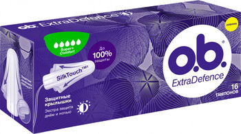 купить O.B. тампоны Extra Defence Super Plus Comfort, 16 шт в Кишинёве 