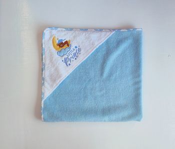 Полотенце для купания с уголком Blue 80*80 см Pampy 