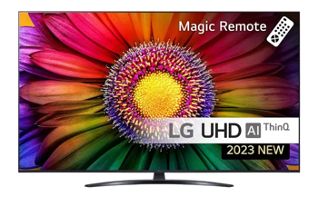 Телевизор 43" LED SMART TV LG 43UR81006LJ, 3840x2160 4K UHD, webOS, Black 