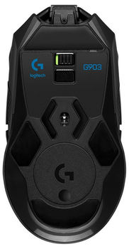 Wireless Gaming Mouse Logitech G903 , Optical, 100-25600 dpi, 11 buttons, Ambidextrous, RGB, 2xAA 
