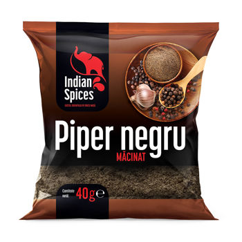 Piper negru, măcinat, 40g 