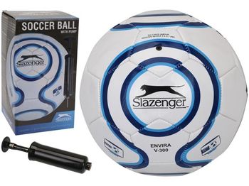 Мяч футбольный Slazenger+насос 