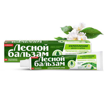 cumpără Pastă de dinți Lesnoi Balsam Aloe vera și ceai alb 75ml în Chișinău 