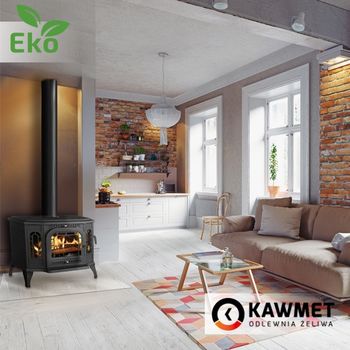 Печь чугунная KAWMET P7 LB/PB EKO 10,5 kW - дверцы с левой/правой стороны 