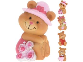 Suvenir "Ursulet cu flori Love" 6cm 