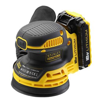 купить ШЛИФМАШИНА ОРБИТАЛЬНАЯ АККУМУЛЯТОРНАЯ STANLEY FATMAX FMCW220D2 в Кишинёве 