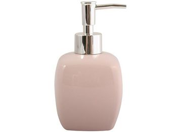Диспенсер для жидкого мыла Louise розовый, керамика 