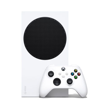 Consola de jocuri Microsoft Xbox Series S, White + Games (Fortnite, Fall Guys, Rocket League Bundle) 