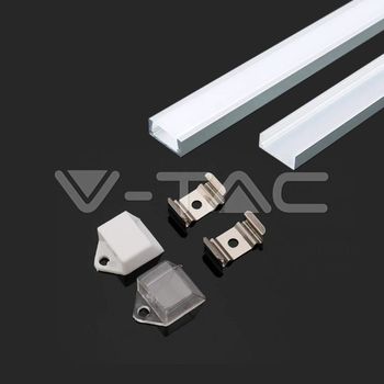 Profil aluminiu banda Led 2000*16*7mm V-Tac 