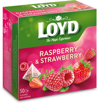 LOYD Raspberry & Strawberry, 50 пак 