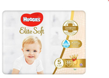 купить Подгузники Huggies Elite Soft Giga  5 (15-22 кг), 84 шт в Кишинёве 