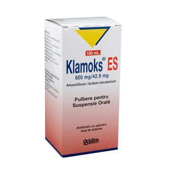 cumpără Klamoks ES 600mg/42,9mg/5ml pulb./susp.orala 100ml în Chișinău 