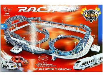 Трек для машин и железная дорога Racing cars №50703 