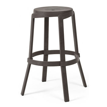 Scaun de bar Nardi STACK STOOL MAXI TERRA 40358.44.000 (Scaun de bar pentru gradina exterior terasa)