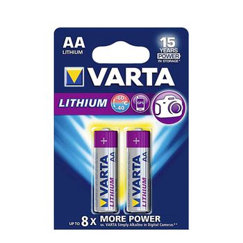 купить Батарейки Varta AA Lithium Professional 2 pcs/blist Lithium, 06106 301 402 в Кишинёве 