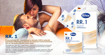 Prezervative - RITEX RR.1, 3buc. Cutie 20x3buc 