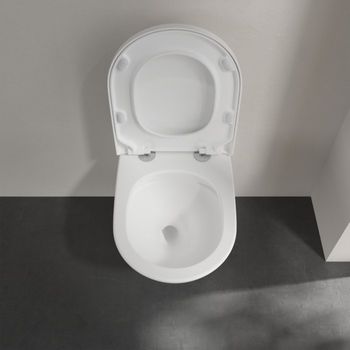 Vas WC suspendat Villeroy&Boch Subway 3.0, TwistFlush, cu capac Soft Close 