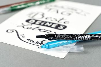 Набор двусторонних маркеров 10 шт. Artist Studio – Kalligraphie Cretacolor 