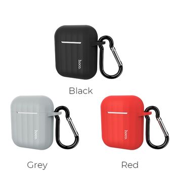 Чехол Hoco WB10 for Airpods 1 / 2 [Red] 