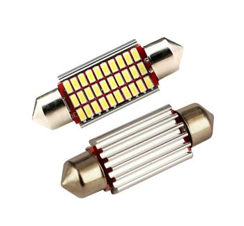 LED FESTOON C5W 3014 27SMD CANBUS 36MM НЕ ПОКАЗЫВАЕТ ОШИБКИ (2 куска) 