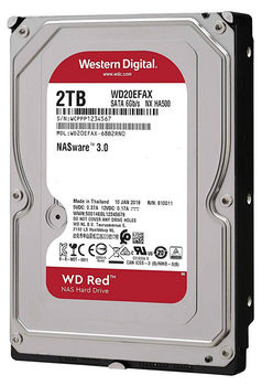 3.5" HDD  2.0TB-SATA - 256MB  Western Digital " Red (WD20EFAX)", NAS, SMR 