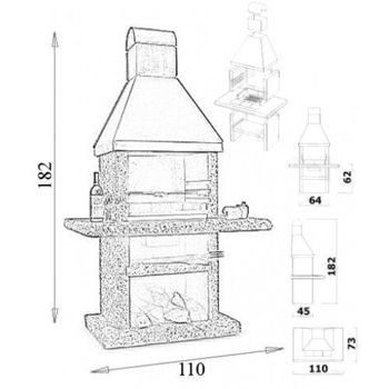 Барбекю BBQ ATLANTIK с куполом нержавеющая сталь 