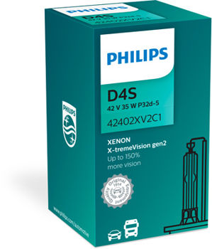 D4S PHILIPS X-tremeVision +150% 42V 35W P32d-5 