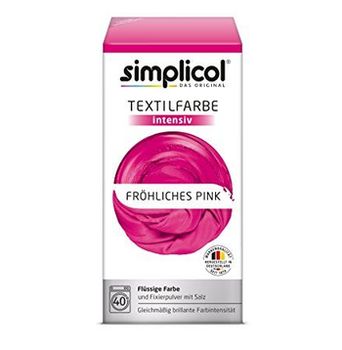 SIMPLICOL Intensiv - Fröhliches Pink, Vopsea pentru haine si textile in masina de spalat, Fröhliches Pink 