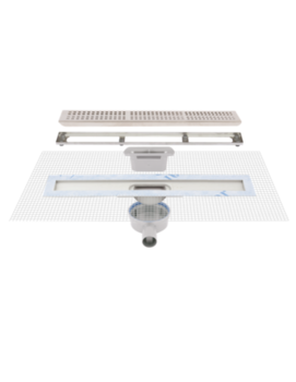 Линейный слив трап для душа Line 2 60cm Shower drain slot grate 