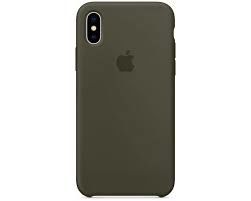 Чехол для iPhone X Original (Dark Olive ) 