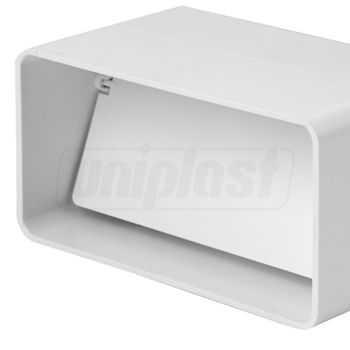 cumpără Conector cu clapeta antiretur pentru tub plat de ventilatie din plastic 55 x 110 mm KV  EUROPLAST în Chișinău 