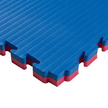 Татами мат Eva Puzzle 1x1 м, 4 см, 80 кг/м3 inSPORTline Malmeida 25287-2 red-blue (10248) 