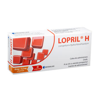 cumpără Lopril H 20mg+12.5mg comp. N20 în Chișinău 