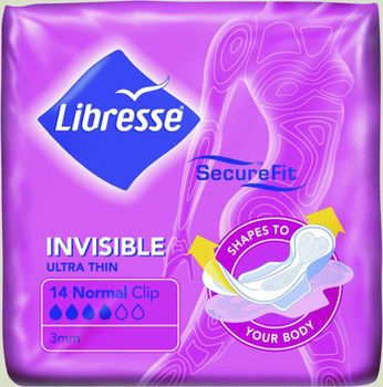 cumpără Libresse Absorbante Invisibile Normal Wing, 14 buc. în Chișinău 