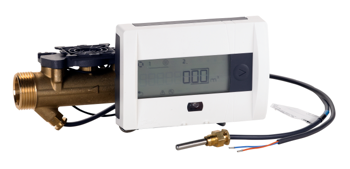Счетчики теплоэнергии   SonoSelect 10, 15 мм, qp [m3 / h]: 1.5, отопление и охлаждение, батарея 2 x AA, M-Bus 