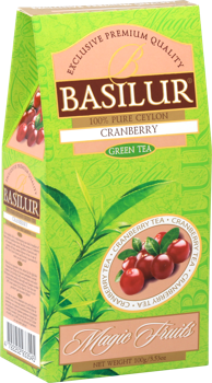 Зеленый чай Basilur Magic Fruits, Cranberry, 100 г 