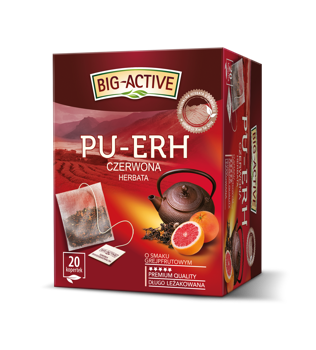 купить Чай Big Active Pu-Erh with Grapefruit, 20 шт в Кишинёве 