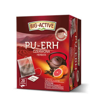 Чай Big Active Pu-Erh with Grapefruit, 20 шт 