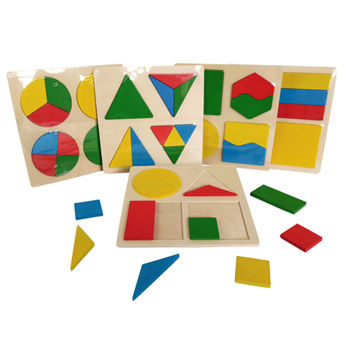 Puzzle module din lemn "Tangram" 50952 / 50529 (8432) 