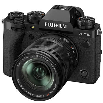 Fujifilm X-T5 XF18-55mm F2.8-4 R LM OIS black Kit, Mirrorless Digital Camera Fujifilm X System 16783020 (Aparat fotografic)