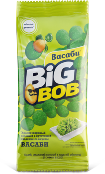 Arahide crusta cu gust de vasabi Big Bob (60g) 