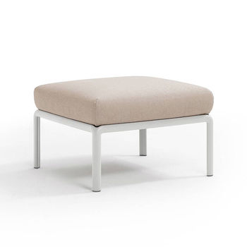 Pouf cu perna Nardi KOMODO POUF BIANCO-canvas Sunbrella 40369.00.141