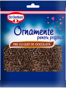 Ornamente fire aromate de ciocolată Dr. Oetker, 30g 