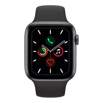 Apple Watch 5 44mm GPS+Cellular (MWWE2), Aluminum Black 