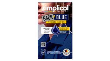 SIMPLICOL Back-to-BLACK - Vopsea pentru reimprospatarea/revigorarea culorii in masina de spalat (negru), 400 g 