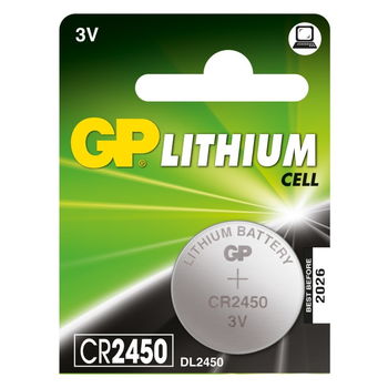 купить Батарейка GP 3V Lithium Ø24.5х5.0mm CR2450-2C5 в Кишинёве 