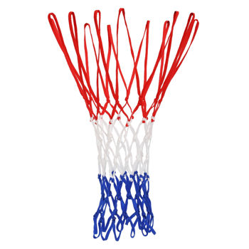 Сетка для баскетбола (2 шт.) BN302 white-red-blue (10082) 