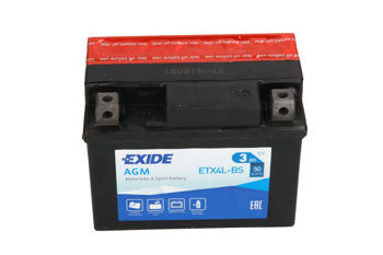 Стартерная аккумуляторная батарея YTX4L-BS EXIDE 
