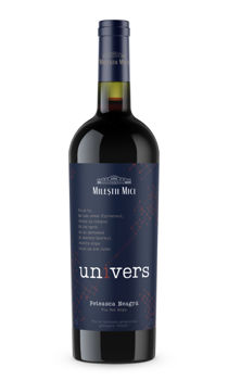 Mileștii Mici Univers, Fetească Neagră IGP 2019, vin sec roșu,  0.75 L 